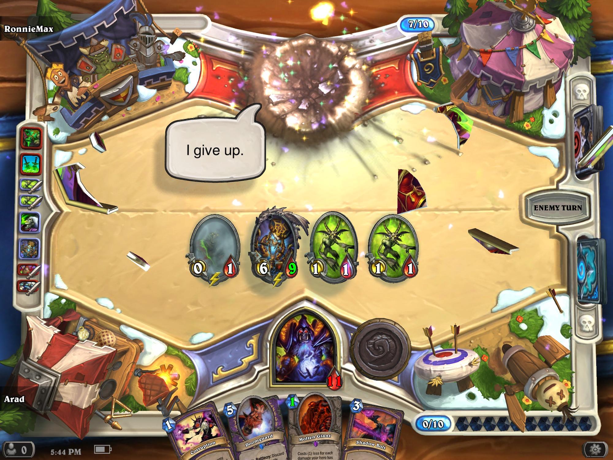 Why everybody Concede?