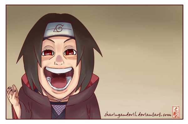 "Why so serious??" Itachi Uchiha from anime Naruto