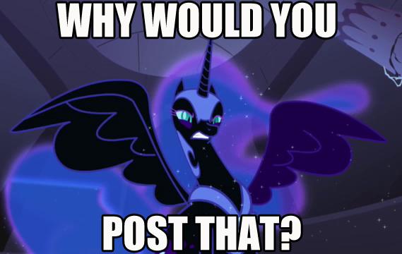 why would you post that