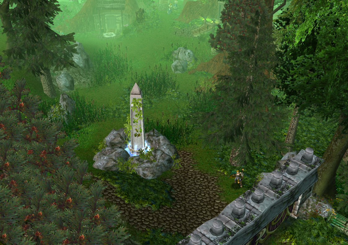 Windalis - The western border town of Dillianhor Forest and the starting area for the game