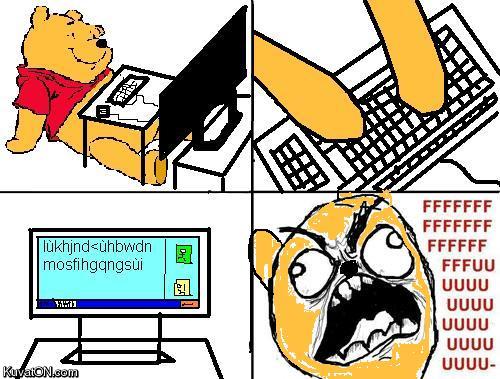 winnie the pooh rage ffffuuuuuu