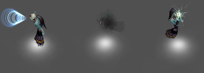 Witch Animations. I think it's rather cool. The model is avaliable here: http://www.hiveworkshop.com/forums/models-530/witch-220465/