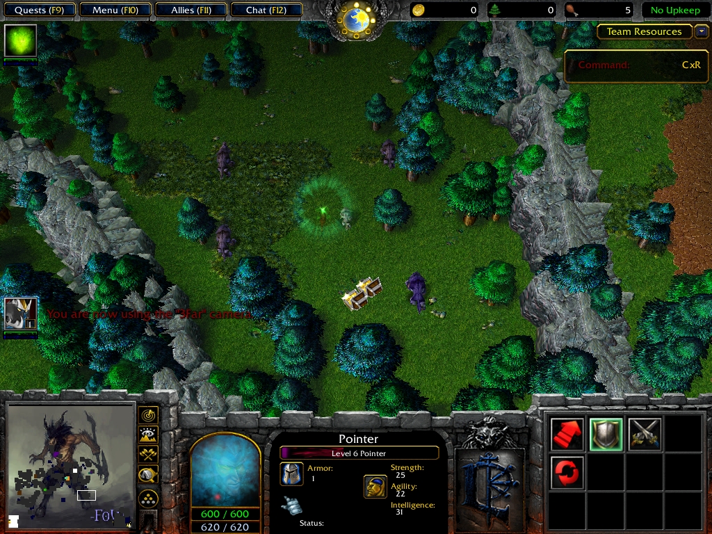 Wolf Den Loot Respawn, a simple "mini-boss" scenario that respawns a time after death.