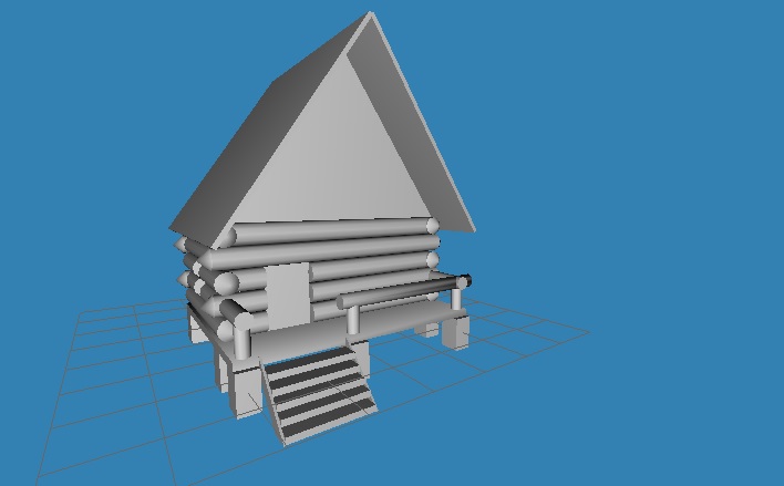 Wooden House (milkshape)