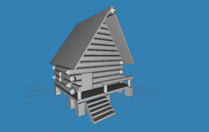 Wooden House (milkshape)