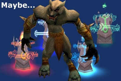 Worgen Shaman
Posiblity that it appers in future patches!