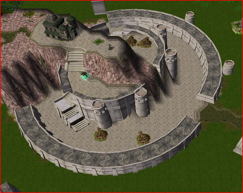 working on minas tirith wc3