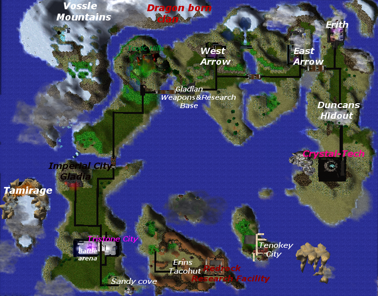 World Map Of Good And Evil 2 Tech