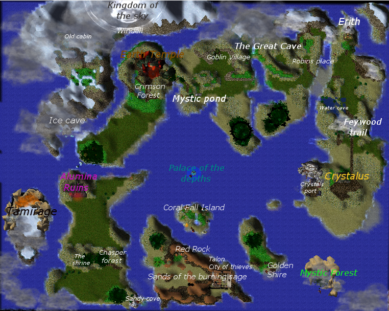 World Map of Good & Evil II Between Worlds.
