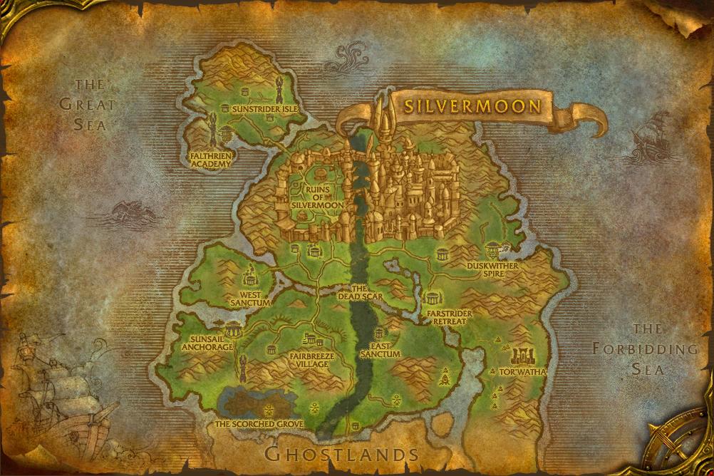 WorldMap EversongWoods