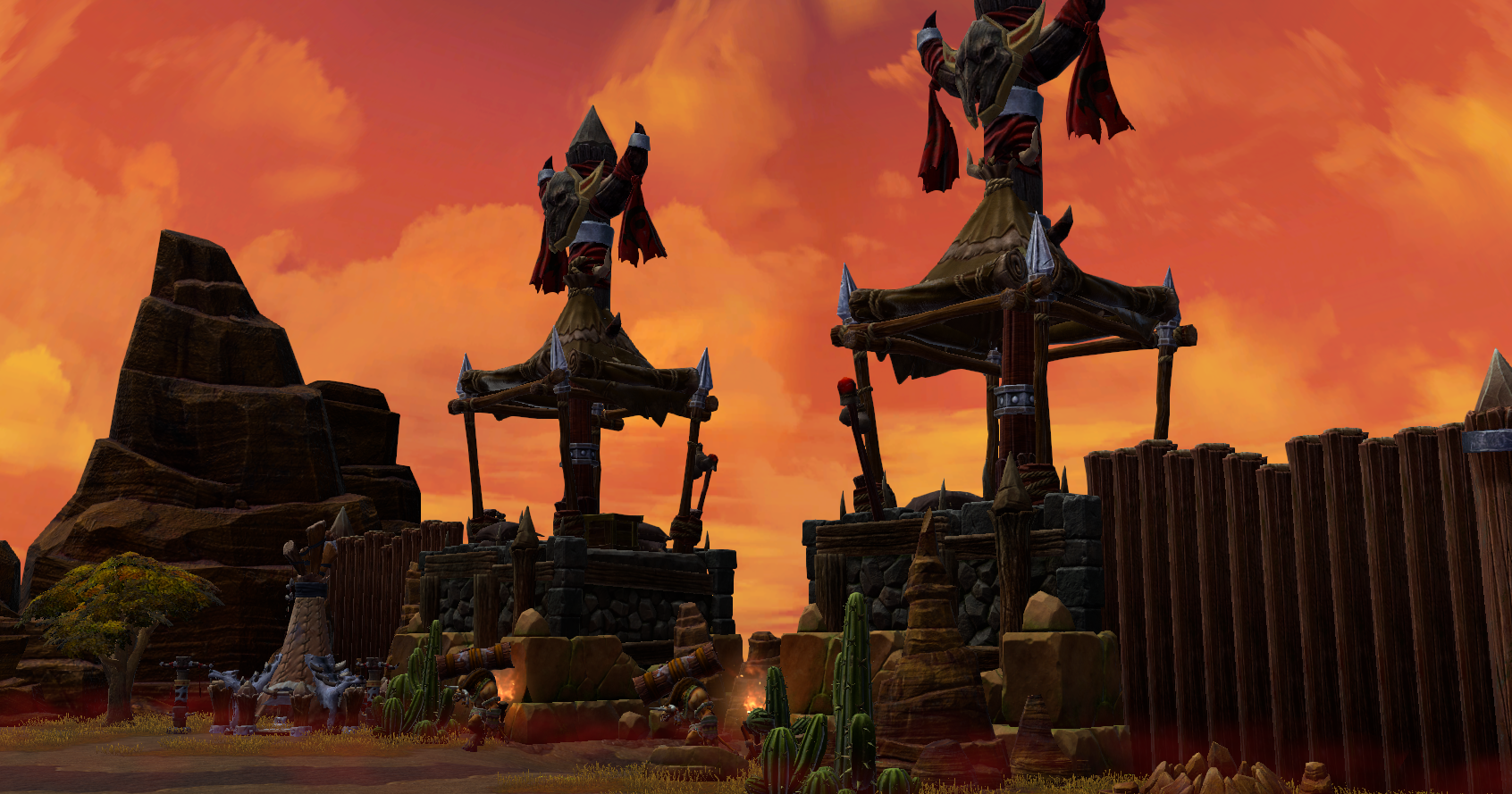 WoW Zone Terrain: The Great Gate of Mulgore