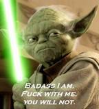 yoda is BADASS