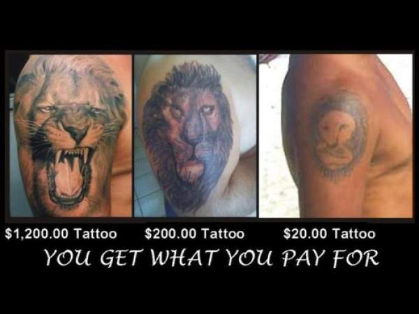 YOU GET WHAT YOU PAY FOR