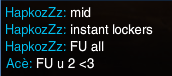 You just gotta love the champion selection chat <3