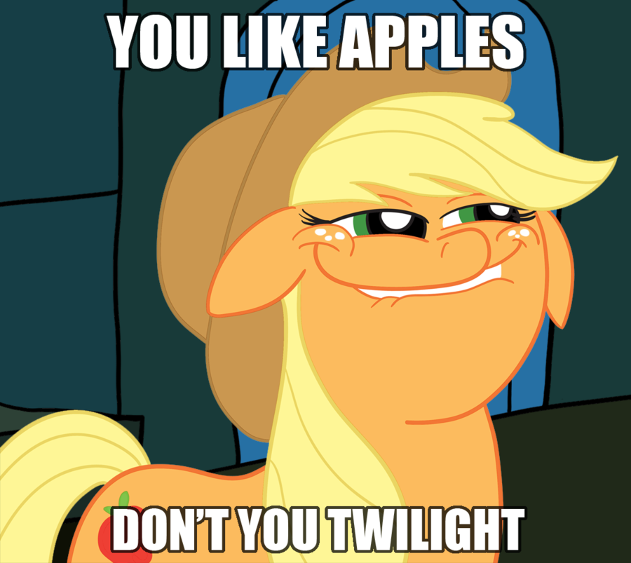 You like apples don't you Twilight? :D