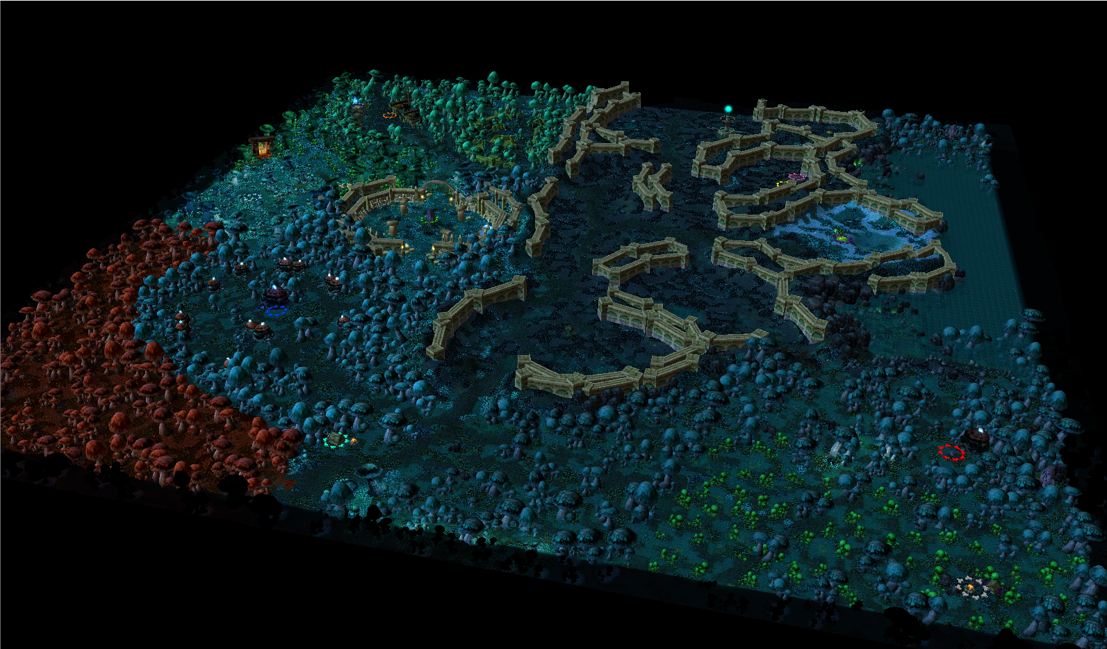 Zangarmarsh in Disarray, Panorama View