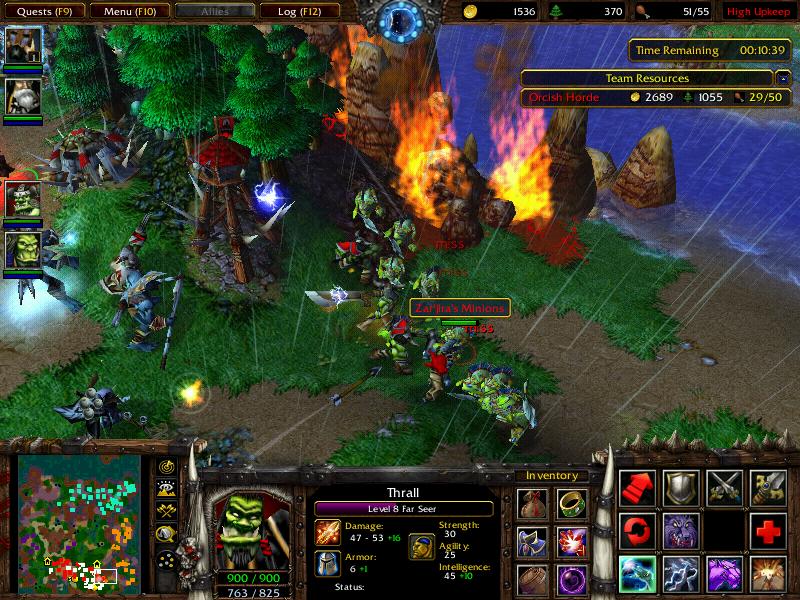 Zar'jira's Enslaved Minions once more launching a foul attack upon the Rebellious Horde.