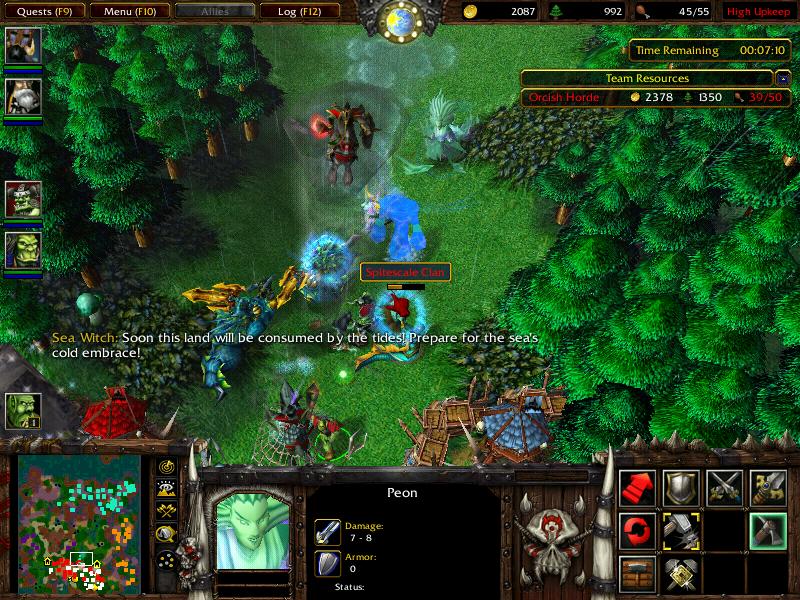 Zar'jira's Minions and Spitescale Clan attacking together. Damn, they make a good team.