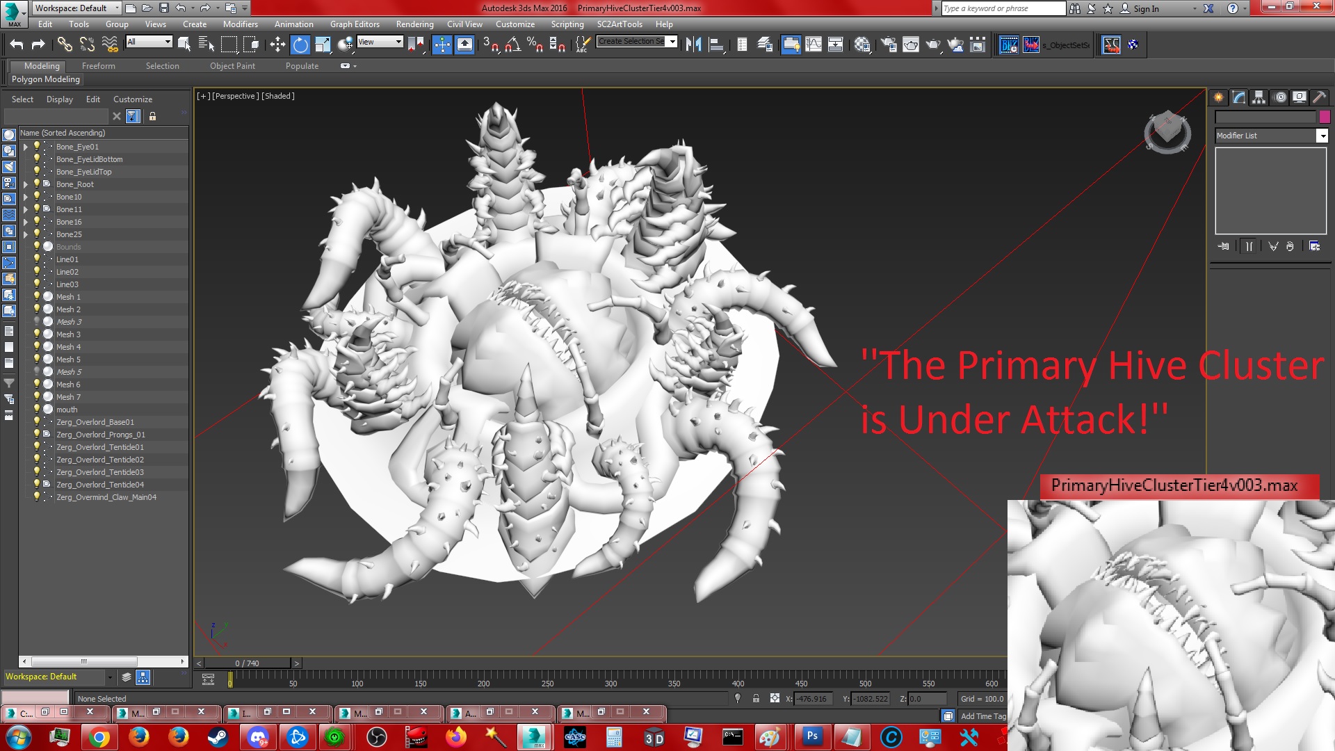 zerg primary hive cluster wip 4