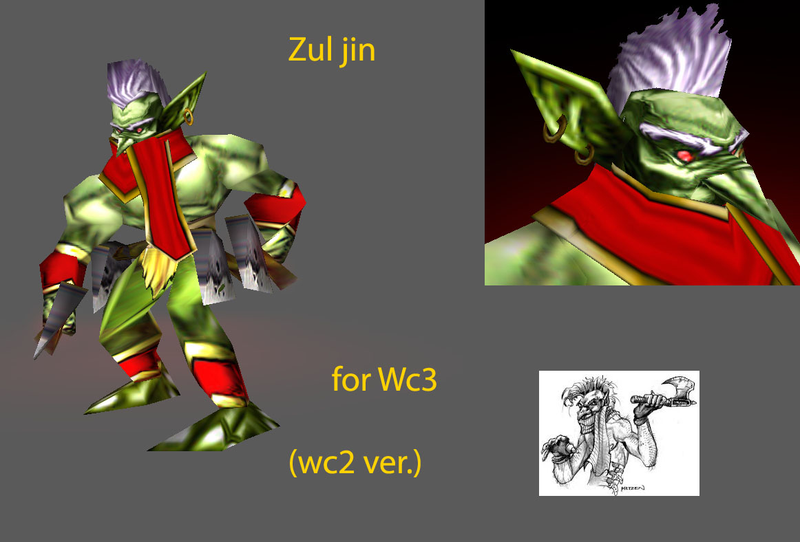 zul jin wc2 with axes
