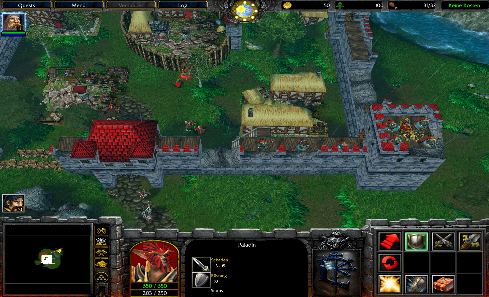 Download Defence for Minas Tirith WC3 Map [Castle Defense