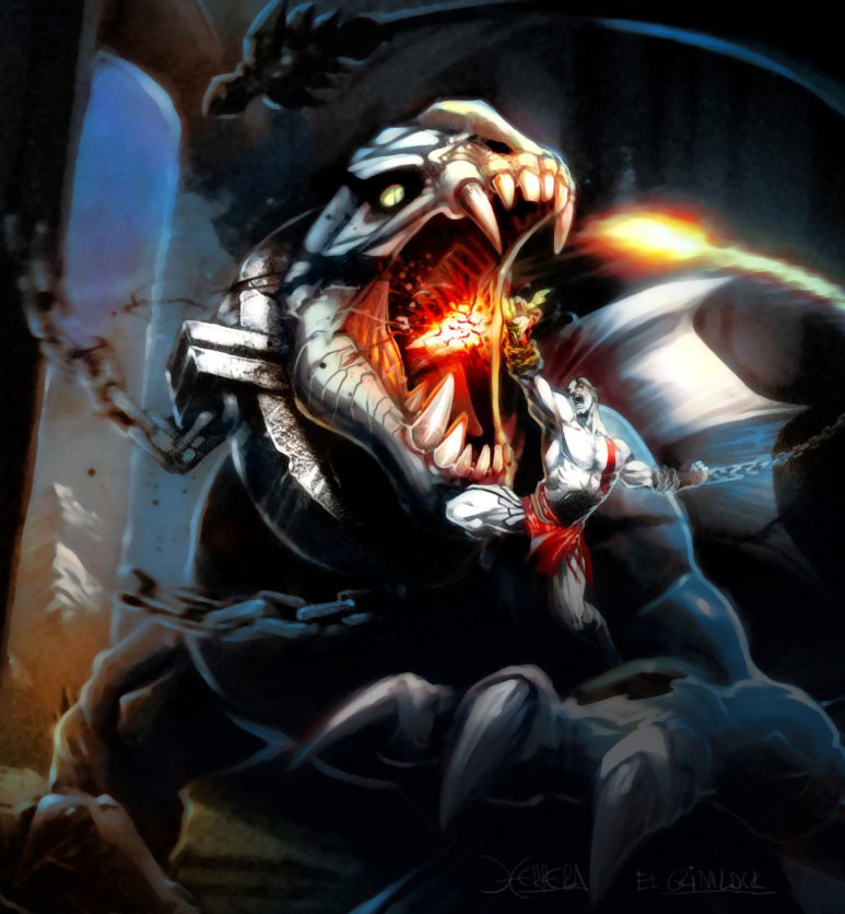 Kratos_vs_the_basilisk_by_el_grimlock.jpg