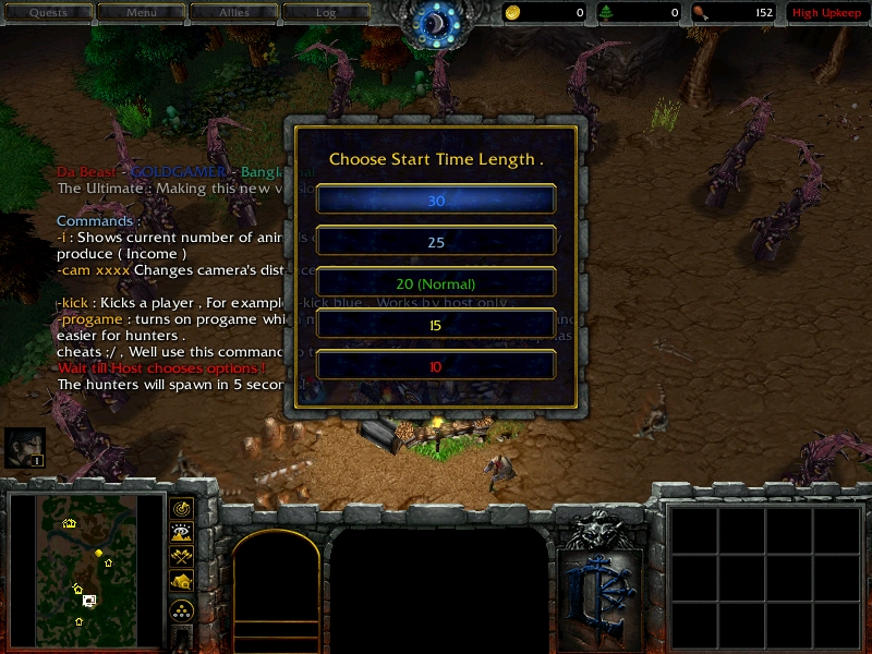 Farmer vs Hunter 4.64 NS [Warcraft III: The Frozen Throne] [Mods]